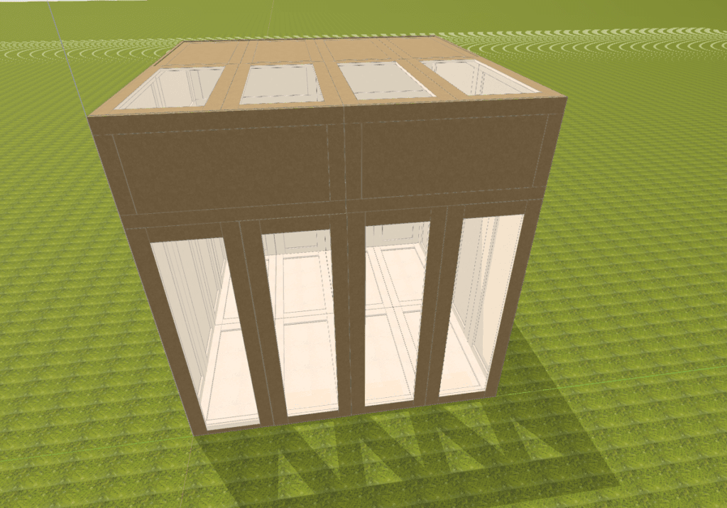 8x8x8 Outdoor Enclosure Frog Beans